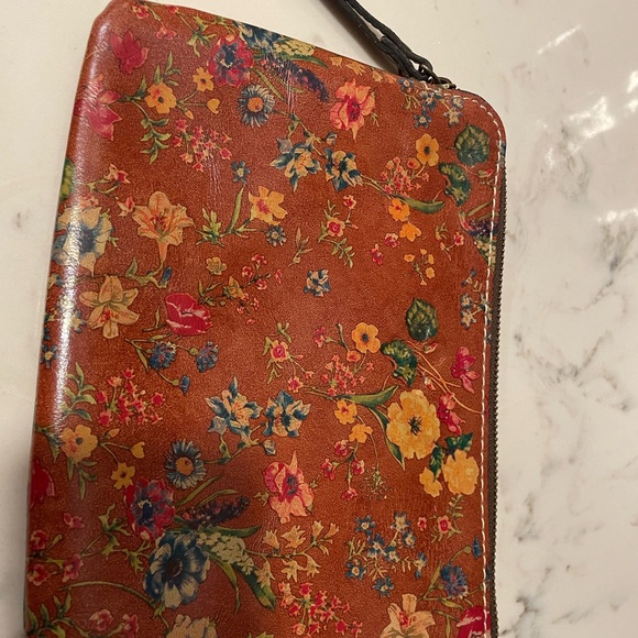 Patricia Nash Floral Leather Clutch - Multicolor